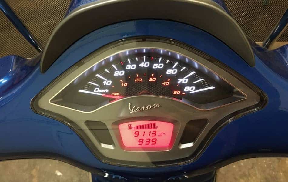 get your vespa serviced every 3750 miles