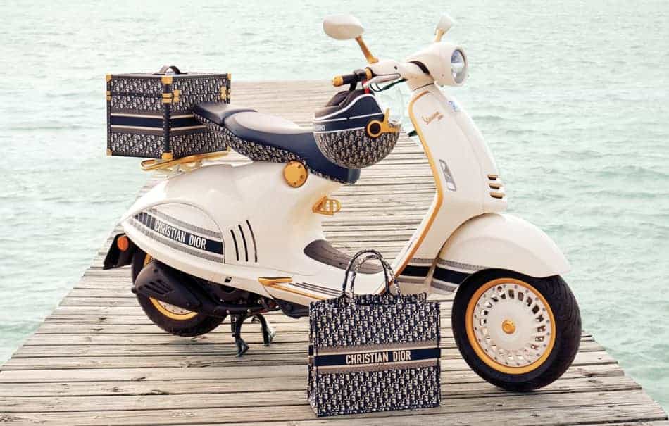 vespa 946 Piaggio-Dior collaboration