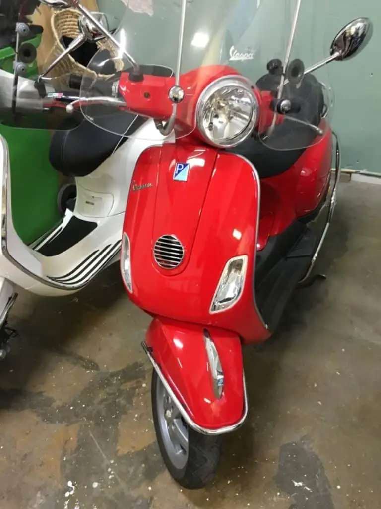 unmodified Vespa LX making it extreme reliable