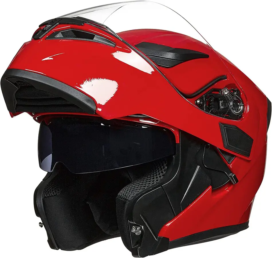 modular helmet is suitable for driving a vespa