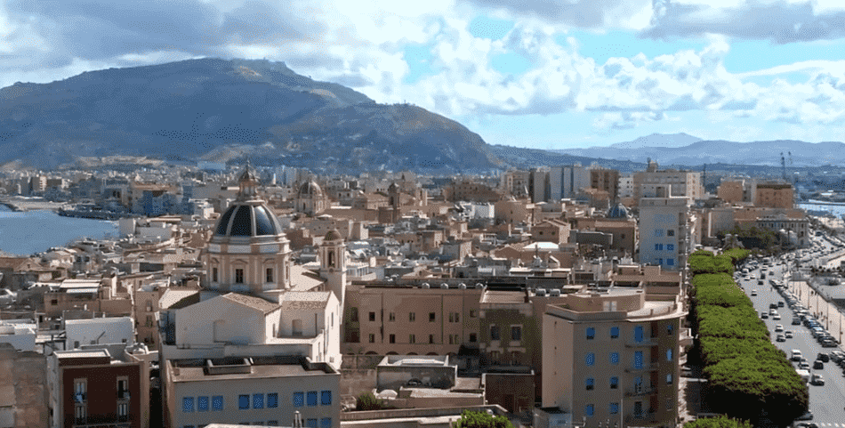 view of city in sicily